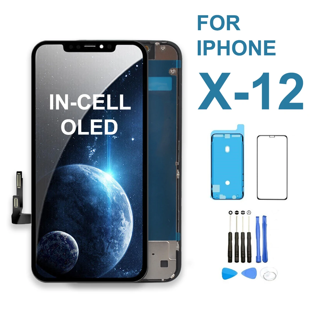מחיר סיטונאי מפעל תצוגה עבור IPhone X Xs Xr 11 12 13 Pro מקס מיני החלפת מסך OLED Incell Lcd לאייפון תצוגה - 0