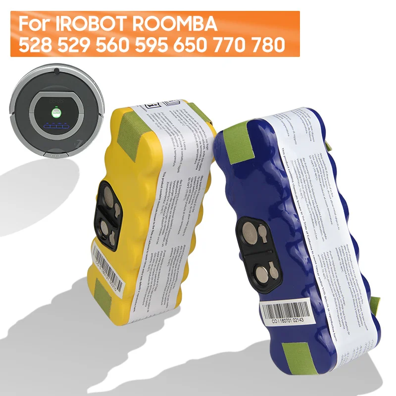 מחליף חדש רובוט סוללה עבור iRobot Roomba 535 570 653 870 536 580 654 880 540 581 655 545 585 660 Roomba מחמד סדרה - 0