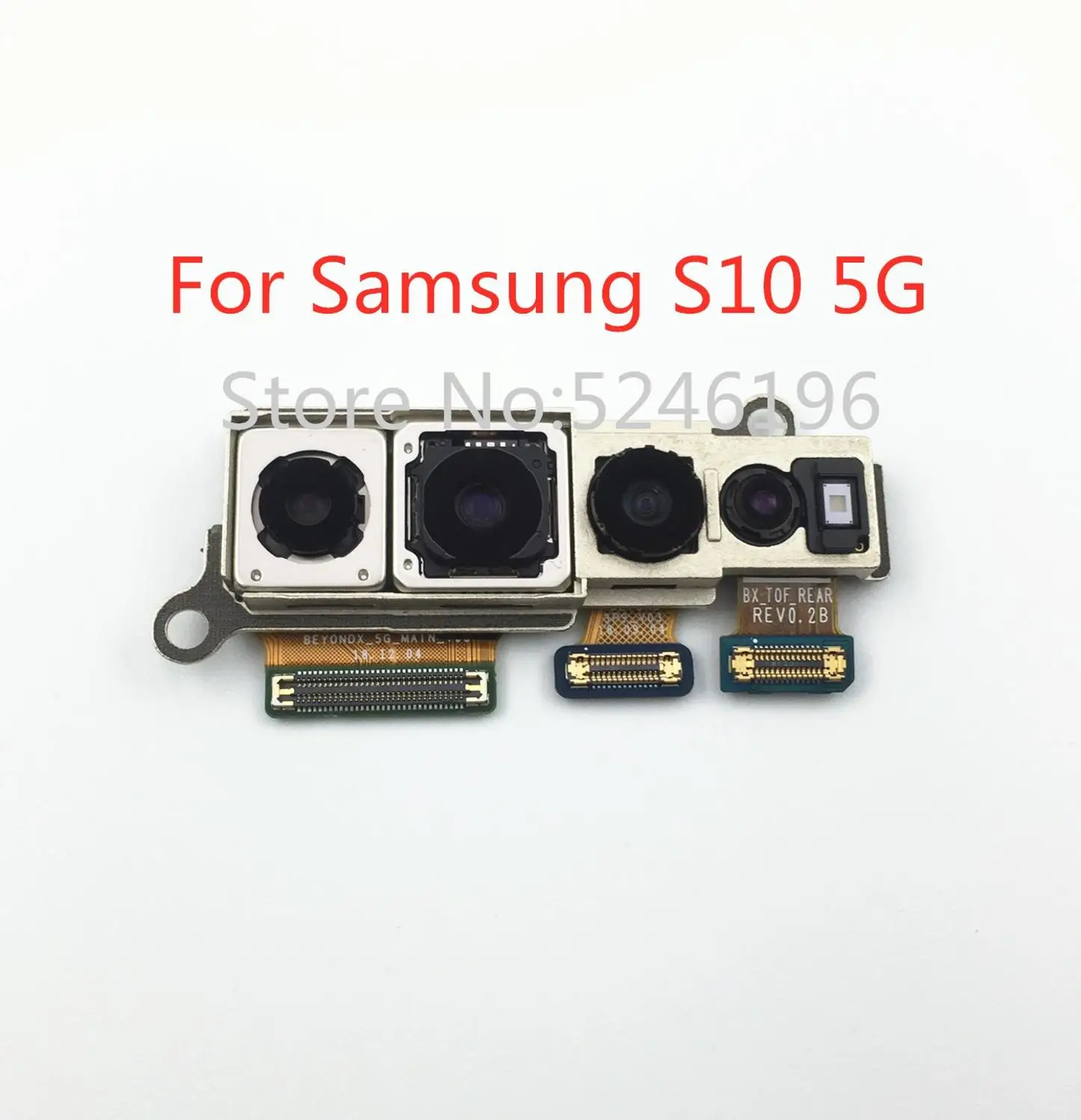 1pcs הגב האחורי המרכזי הגדול מודול המצלמה להגמיש כבלים עבור Samsung Galaxy S10 5G G977 G977F G977B להגמיש כבלים המצלמה בר להחליף חלקים - 0