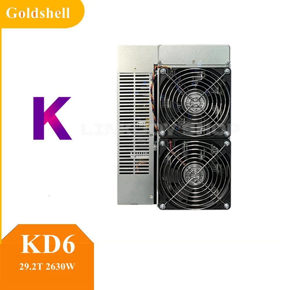 Goldshell KD6 29.2 T KDA מאסטר KADENA כורה עם ספק כוח כלול שווה 16 סטים KD תיבת יותר KD5 - 0