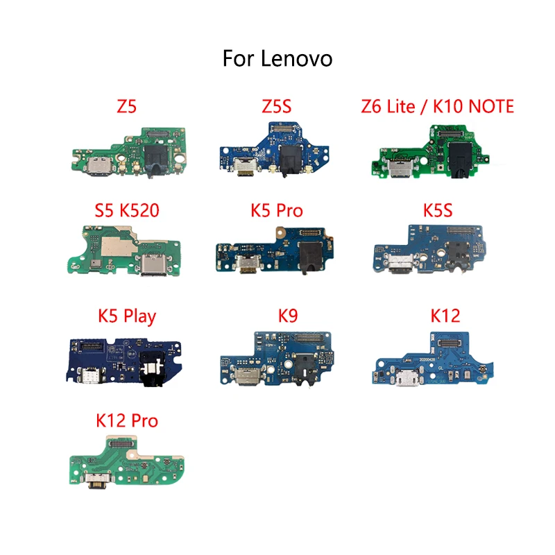 USB טעינת Dock יציאת מחבר שקע מטען לוח להגמיש כבלים עבור Lenovo Z5 Z5S Z6 לייט S5 K520 K5 לשחק K5S K9 K10NOTE K12 Pro - 0
