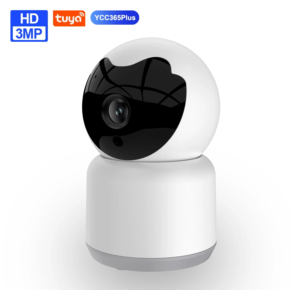 Tuya Wifi IP מצלמה 3MP HD הביתה אבטחה מצלמת מעקב מעקב אוטומטי ראיית לילה IR חכם בייבי מוניטור Ycc365Plus - 0