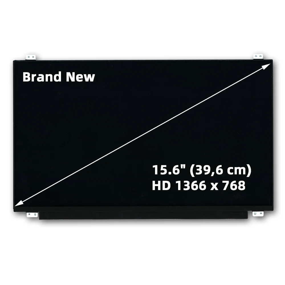 LCD פיקסלים 15.6 אינץ מחשב נייד מסך עבור מחשב נייד מדגם Inspiron 3582 מטריקס 1366*768 EDP 30 Pin מסך TN - 1