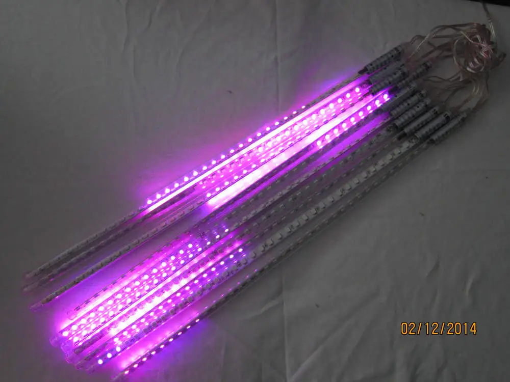 10sets/הרבה SMD5050 RGB Led צבעונית מטאורים אורות Led צינור 12 * 500 Mm10 מחשבים/סט 48 נוריות/pc - 1