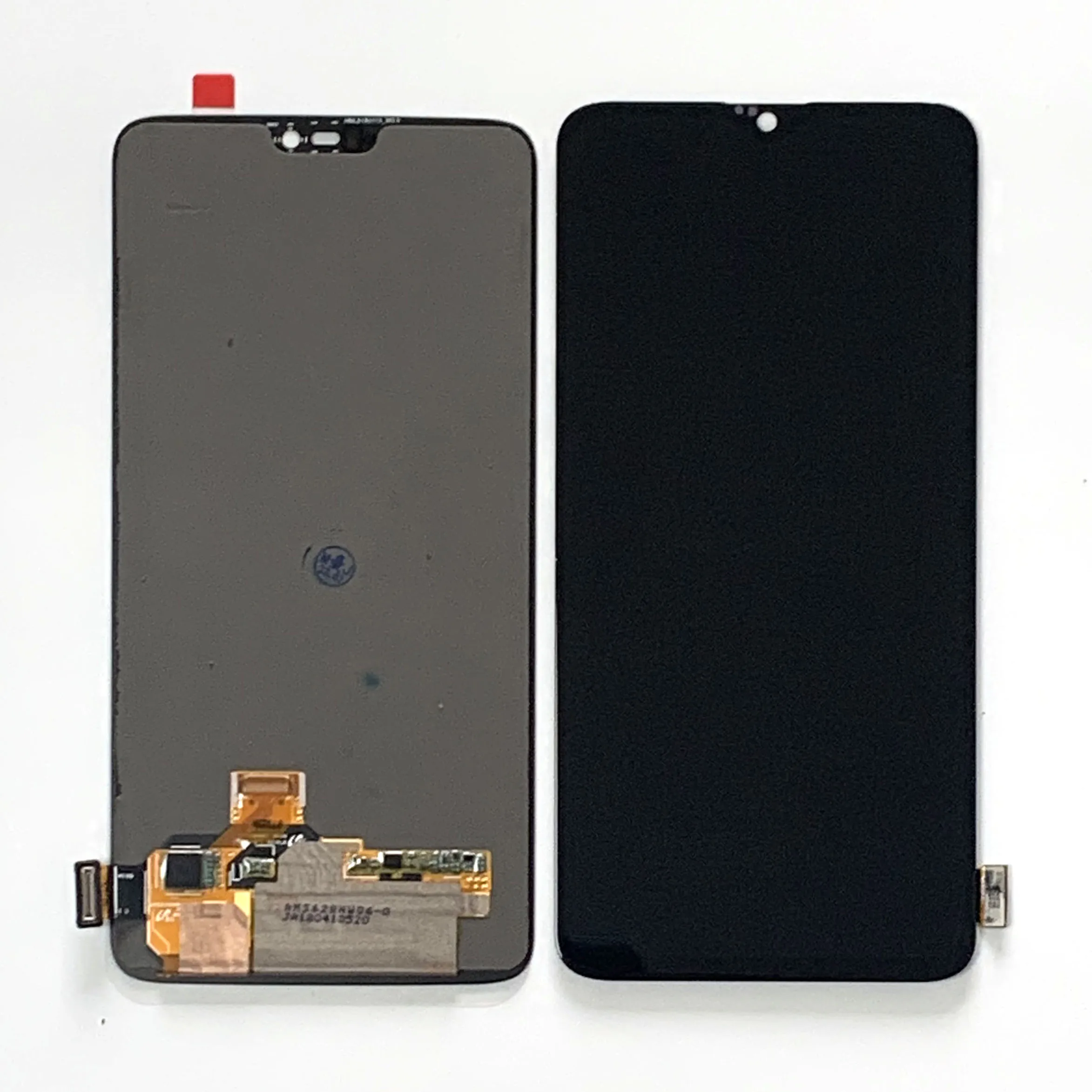 AMOLED המקורי עבור OnePlus 6T A6010 LCD תצוגת מסך ללא מסגרת OnePlus 6 A6000 LCD אין מסגרת - 1