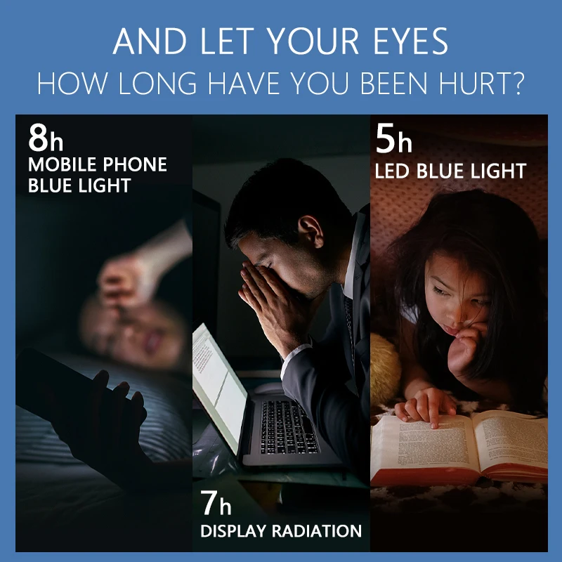נגד אור כחול חוסם משקפיים נשים/גברים המחשב UV משקפי שמש שקופים 7 צבע לא תואר Oculos Feminino מלבן קטן - 1