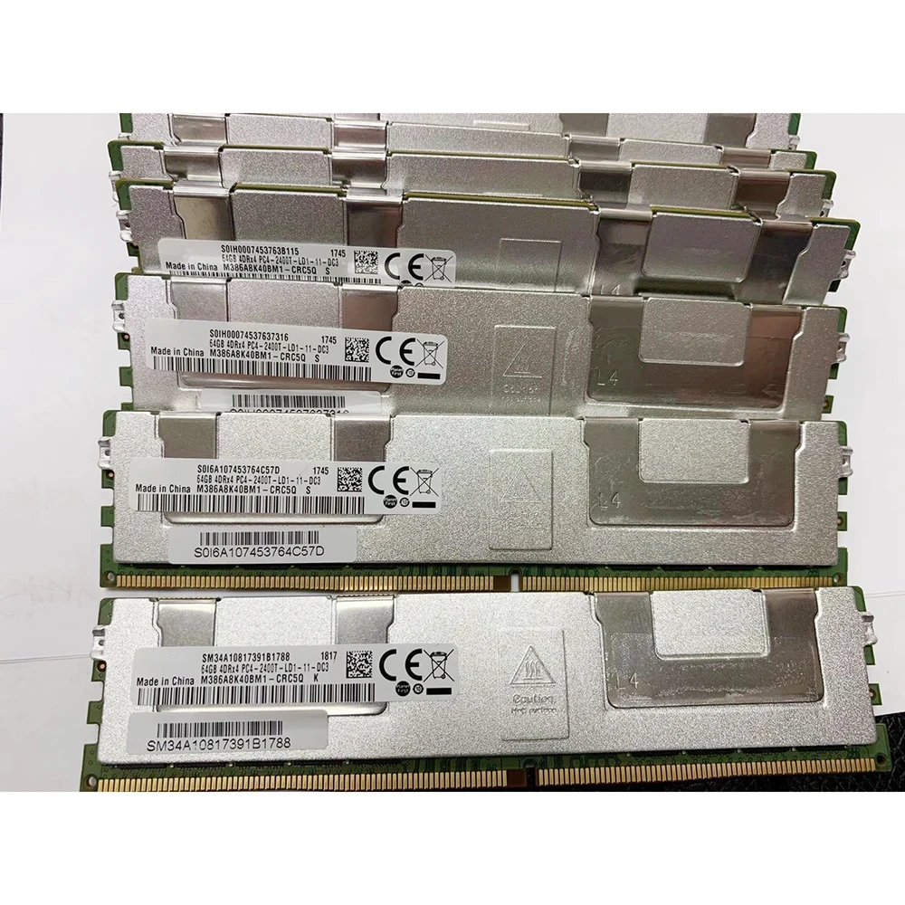 1 יח ' M386A8K40BM1-CRC5Q עבור Samsung RAM 64G 64GB 4DRX4 DDR4 2400 PC4-2400T זיכרון השרת מהירה באיכות גבוהה - 1