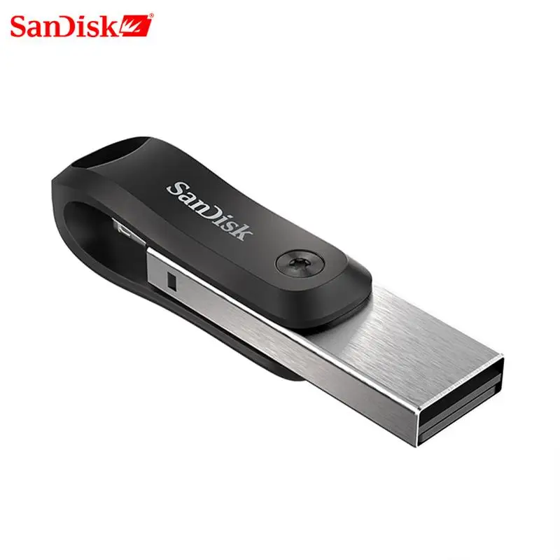 SanDisk USB חדש iXPand Flash Drive U דיסק OTG ברק מחבר USB3.0 מקל 256GB 128GB MFi עבור iPhone & iPad SDIX60N - 1