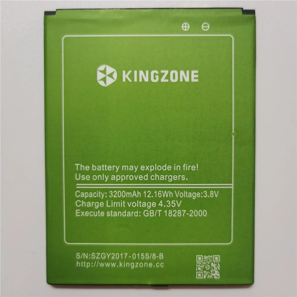חדש Kingzone k1 סוללה 3200mAh Li-ion סוללה עבור kingzone k1 / K1 Turbo pro הסוללה של הטלפון - 1