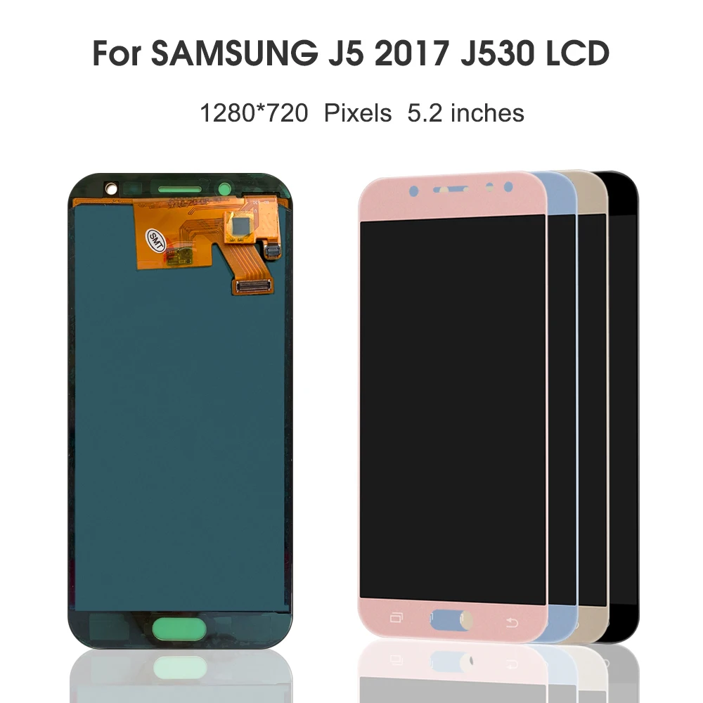 J530F 100% מבחן tft עבור Samsung Galaxy J5 2017 J530 J530Y J530G תצוגת LCD מסך מגע דיגיטלית הרכבה, חלקי חילוף - 1