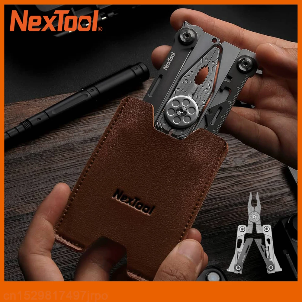 Nextool Mini 14 ב 1 EDC תכליתי כלי חיצוני נייד מברג, מפתח ברגים פלייר סכין שדה מסתובב לשלוח שקית אחסון - 1