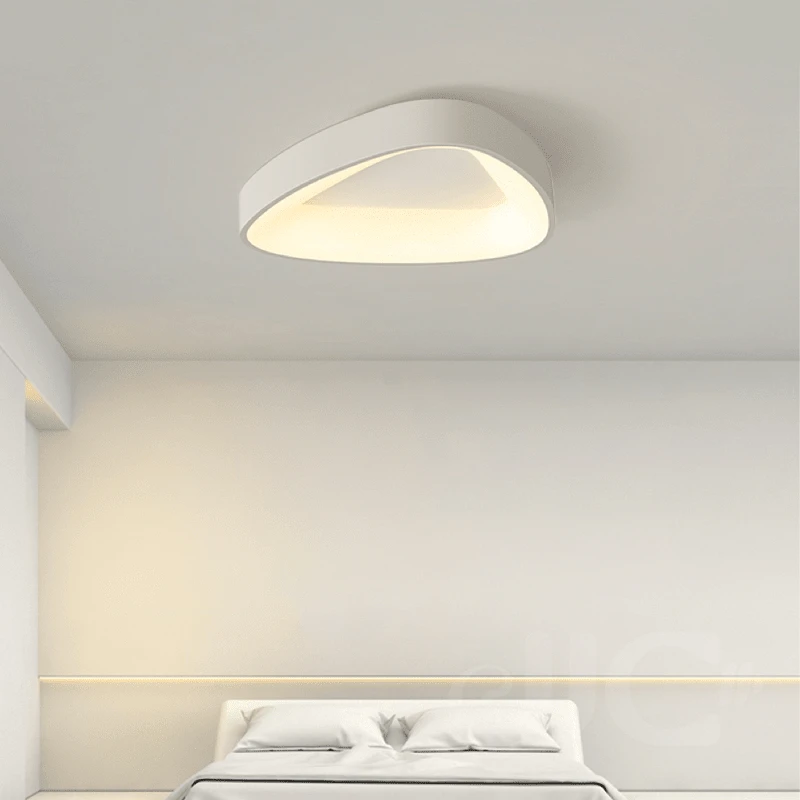 JJC מודרני משולש מנורת תקרה אקריליק בגוון מעצב LED תלוי אורות התקרה עבור סלון, חדר השינה, חדר האוכל המנורה - 1