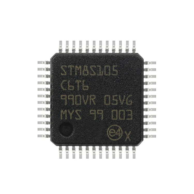 STM8S105C6T6 STM8S105 LQFP48 מיקרו שבב יחיד מיקרו - 1