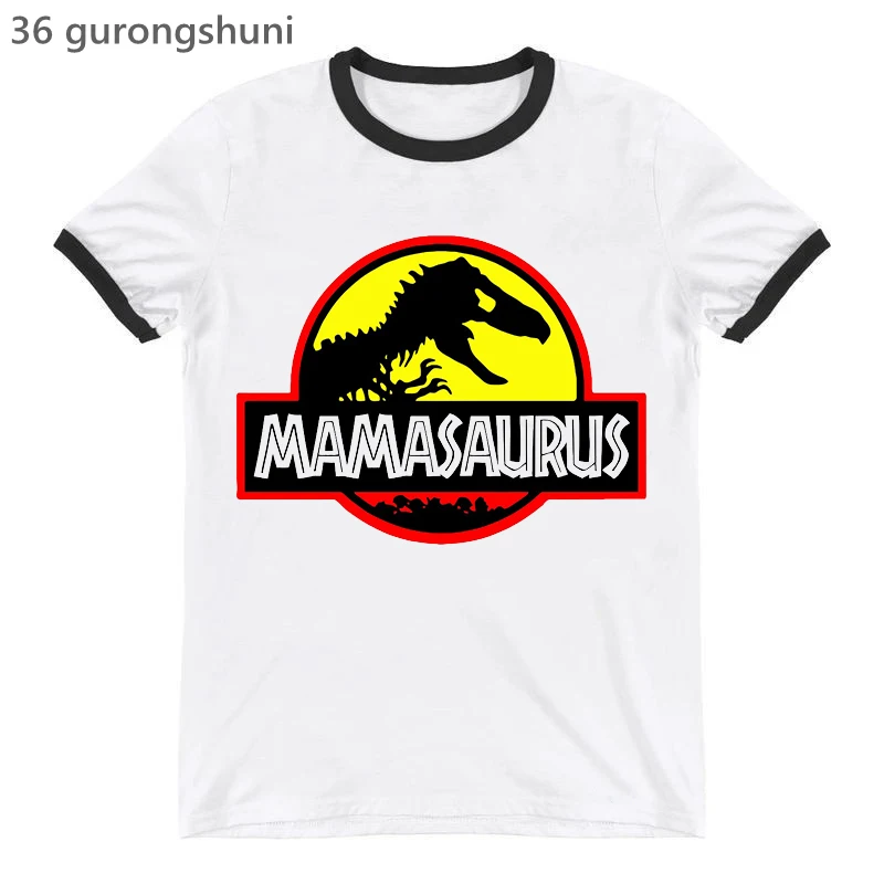אל תתעסק עם Mamasaurus גרפי הדפסה חולצה בגדי נשים רקס Jurasskicked דינוזאור חולצת טי נשי מצחיק אמא חולצה - 1