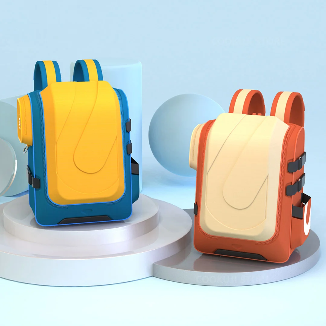 UBOT יצירתי הלחץ תרמיל ילדים בית הספר שקיות הספר של הילדים תרמיל קל משקל עמיד למים Schoolbags חדש - 1