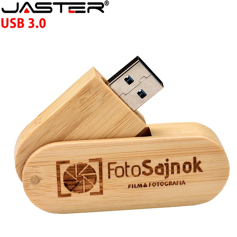מהירות גבוהה מעץ USB 3.0 Flash Drive חינם מותאם אישית לוגו קופסת מתנה כונן עט אמיתי קיבולת זיכרון 64GB/32GB/16GB/8G/4G דיסק U - 1