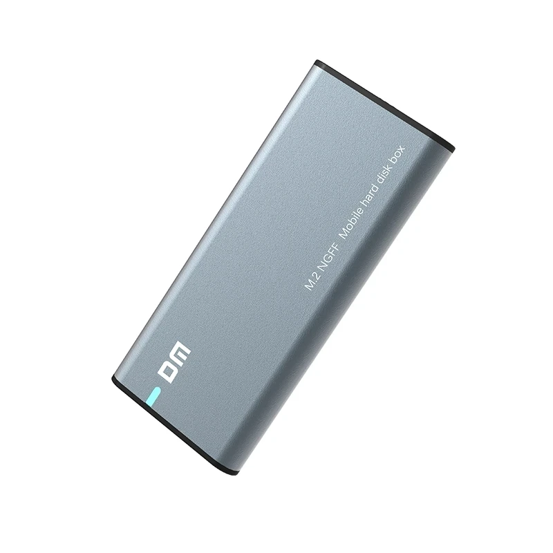 DM HD480 M. 2 NGFF SSD 6Gbps ל-USB 3.1 Type-C ממיר מתאם מארז במקרה של מצב מוצק דיסק קשיח תיבת - 1