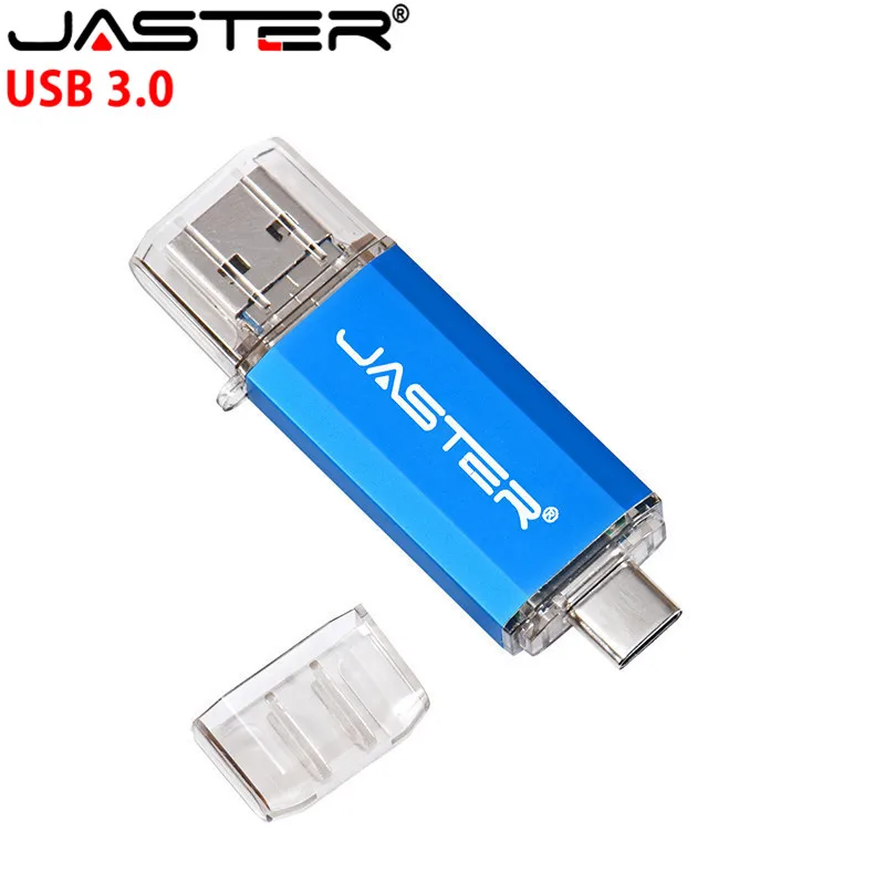 ג ' סטר USB 3.0 סוג C OTG USB כונן הבזק Usb 3.0 Pendrive על סוג C-נייד/PC 64GB 32GB 16GB מהירות גבוהה מיקרו USB - 1