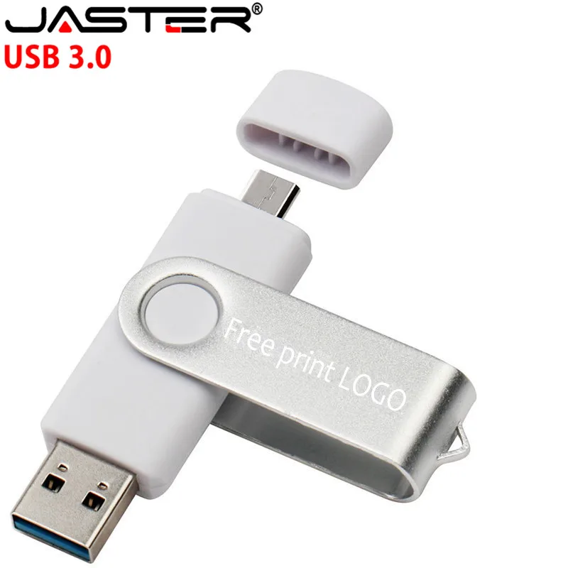 ג ' סטר OTG USB 3.0 כונן פלאש 128gb מהירות גבוהה עט 64gb 32gb 16gb 8gb זיכרון (מעל 10pcs חינם לוגו) - 1
