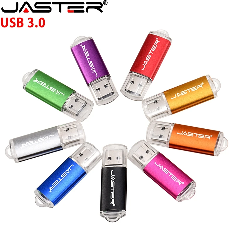 צבעוני מתכת Pendrive הבזק מסוג USB 3.0 השתלמות usb 3.0 כונן פלאש 8GB 16GB 32GB 128GB USB3.0 כונן עט להתאים אישית את הלוגו לחתונה - 1