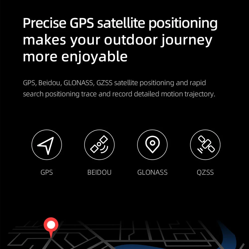 2023 חדש Smartwatch מיקום GPS 460mAh סוללה AOD 1.43 אינץ ' AMOLED HD מסך 5ATM עמיד למים ספורט גברים, נשים, שעון חכם - 1