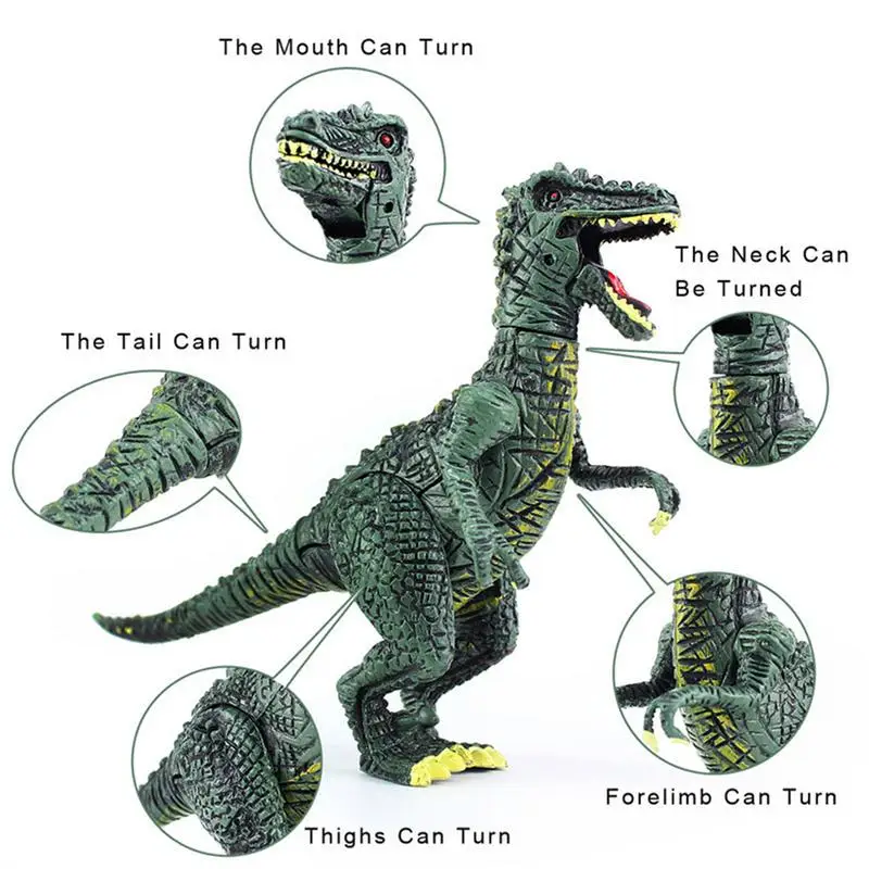 דינוזאור צעצועים לילדים עמיד הולוסירפטור חינוכי דינוזאור צעצועים מציאותי בטוח דינוזאור תינוק צעצועים עבור ילדים 5-7 שנים. - 1