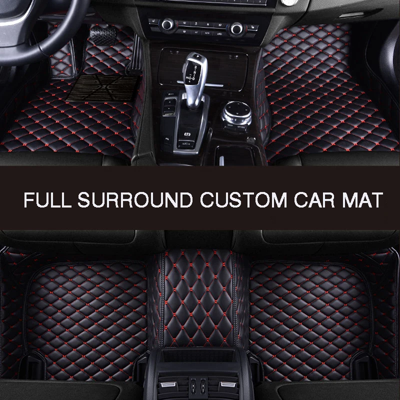 HLFNTF סוראונד מכונית אישית שטיח הרצפה עבור פיג ' ו 308 2012-2015 חלקי רכב אביזרי רכב רכב הפנים - 1