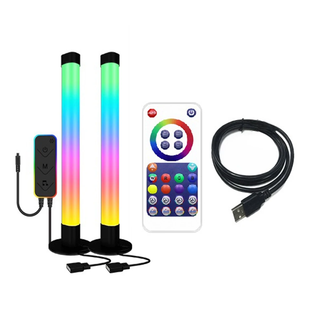 חכם בבר אור LED RGB אווירה שליטה מרחוק איסוף טלוויזיה הקיר משחק מחשב בחדר השינה מנורת לילה, Bluetooth גרסה - 1