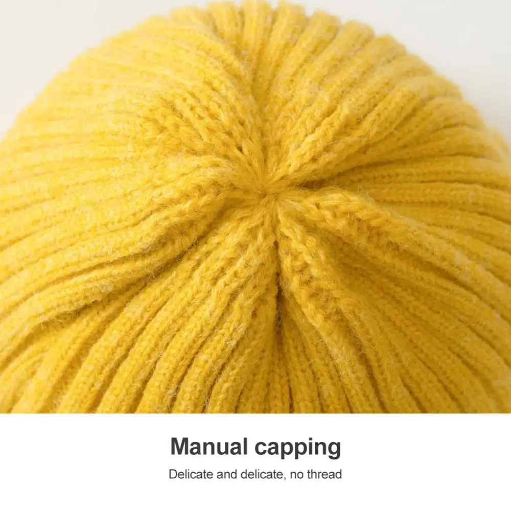 הסתיו והחורף הגירסה הקוריאנית של ממתקים צבעוניים צמר סרוג כובע לילדים כמה קר הוכחה כובע חם חיצוני כובע רכיבה - 1