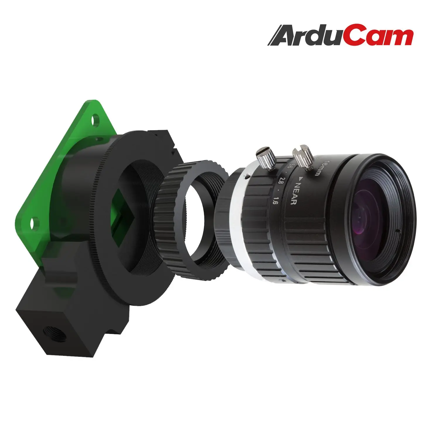 Arducam C-Mount Lens עבור חבילה פטל Pi HQ מצלמת 16 מ 