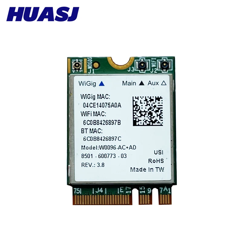 HUASJ Atheros QCA9008-TBD1 אלחוטי AC+AD BT 4.1 WIFI מודול 2.4 G/5G Dual Band WIFI כרטיס 867Mbps - 1