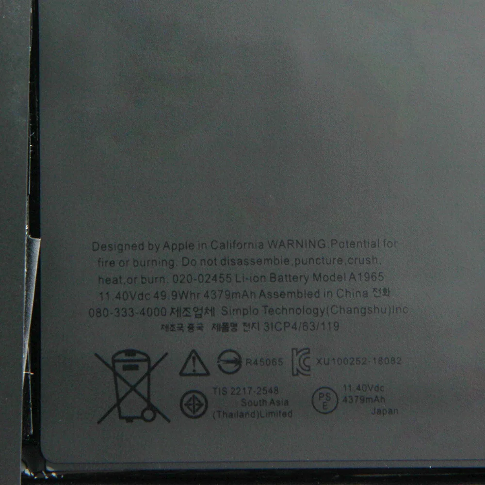 מקורי החלפה סוללה עבור ה-MacBook Air 13