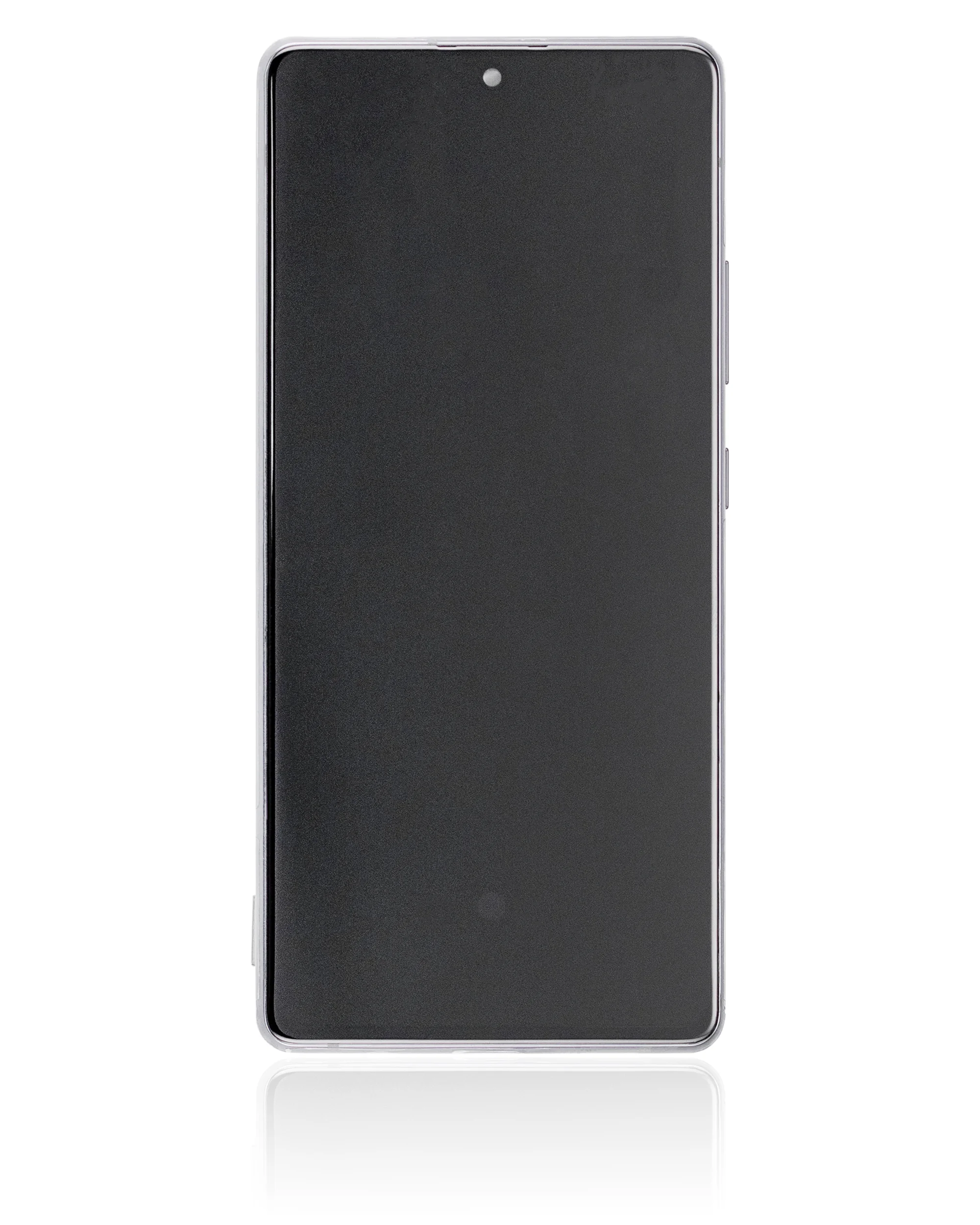 AMOLED להרכבה עם מסגרת החלפה עבור Samsung Galaxy A71 5G (A716U/2020) (משופץ) (פריזמה קוביה שחורים) - 1