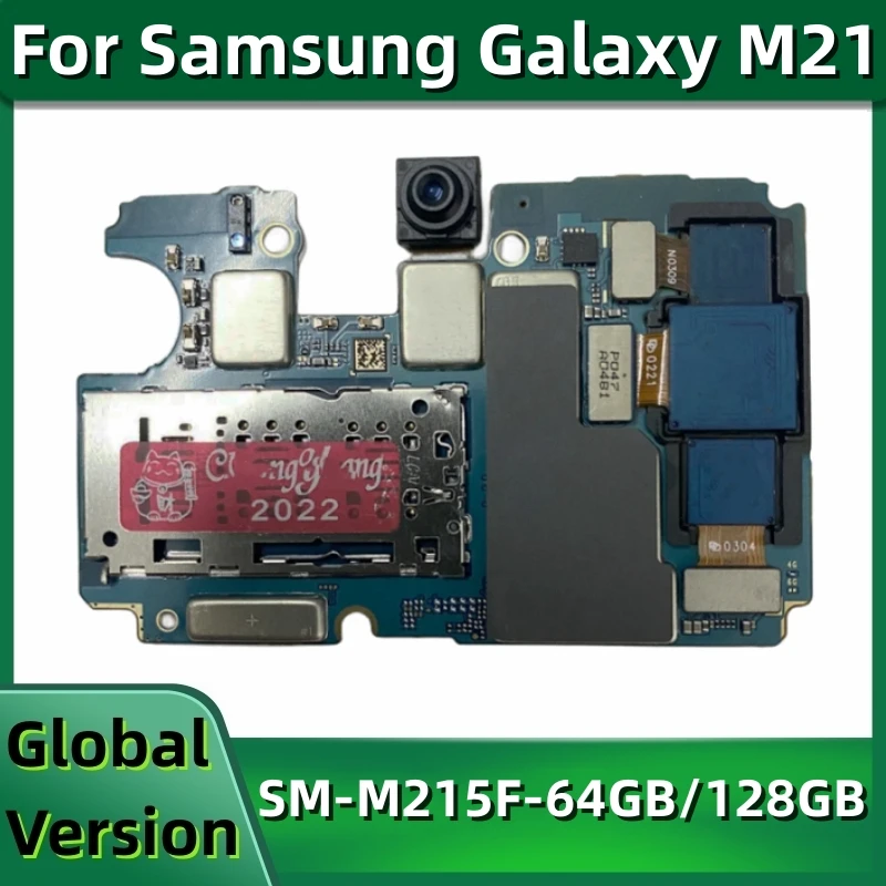 לוח אם עבור Samsung Galaxy m31 לאמת, ההיגיון הלוח המקורי סמארטפון Mainboard, 64GB, SM-M215F, האיחוד האירופי גרסה - 1