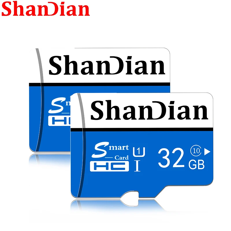 ShanDian חם מכירה חכם כרטיס זיכרון SD 64GB 32GB 16GB 8GB Class10 כרטיס TF Smartsd עט כונן זיכרון פלאש בדיסק במהירות גבוהה - 1
