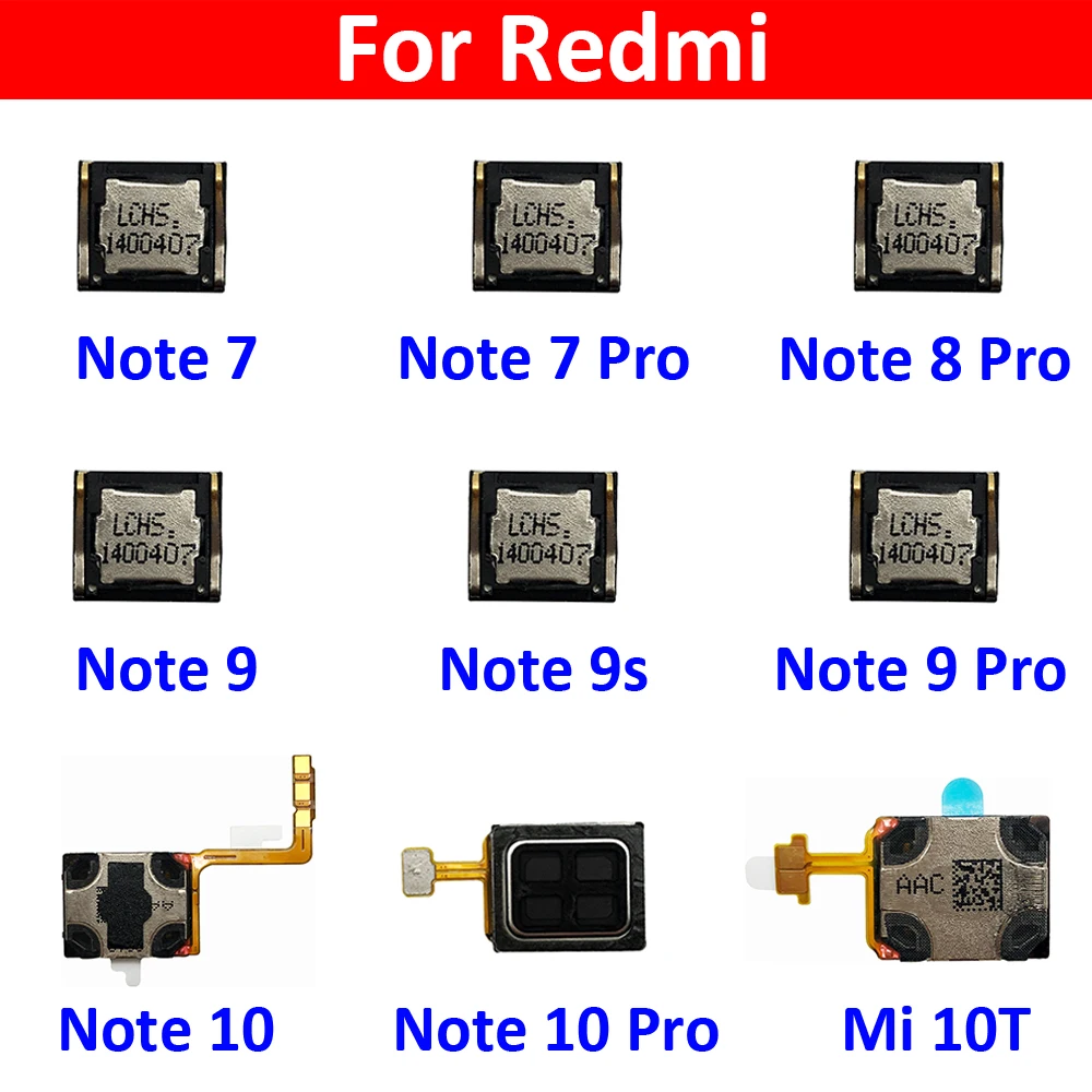 מקורי האוזן אוזניה רמקול Xiaomi Mi 10T Redmi הערה 7 8 8T 9 Pro 9 10 הערה 11 11s Pro Plus 4G 5G אוזניות העליון מקלט - 1