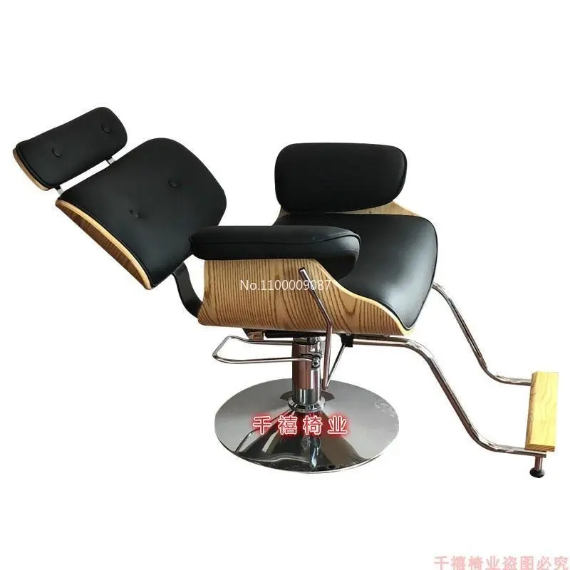 מודרני מינימליסטי מקופל נטו אדום שיער סלון מיוחד liftable הכסא sillas de peluquería парикмахерское кресло - 1