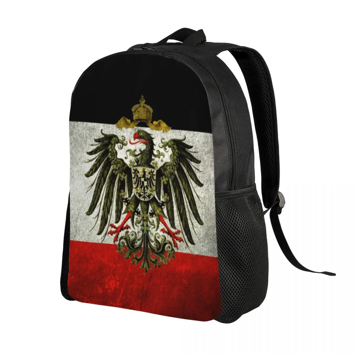 האימפריה הגרמנית דגל גרמניה נסיעות תיק גב גברים, נשים, בית ספר נייד בוא נזוז סטודנט Daypack שקיות - 1