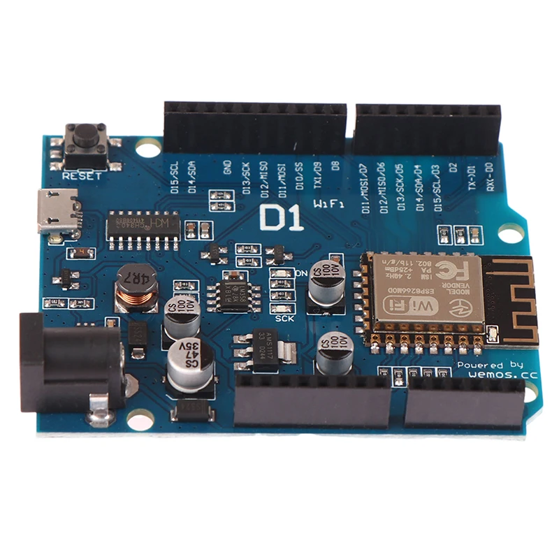 ESP-12E WiFi פיתוח לוח מבוסס WeMos D1 UNO R3 CH340 CH340G ESP8266 מגן חכם אלקטרוניים PCB עבור תואם Arduino IDE - 2