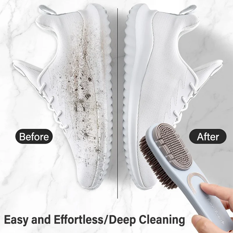 ניקוי הבית כביסה בגדים ניקוי דו צדדי עמוק לשטוף כלים מברשת להבריש את הנעל זיפים ניקוי ניקוי רך - 2