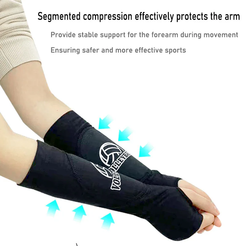 כדורעף Armguard לנשימה בלחץ כדורסל טניס ספוג אנטי-התנגשות היד הגנה היד שרוולים תנועה ספורט - 2