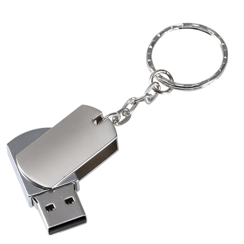 מתנות עסקיות מתכת USB 2.0 כונן פלאש חינם מותאם אישית לוגו כונן עט כסף אמיתי קיבולת זיכרון 64GB/32GB/16GB/8GB דיסק U - 2