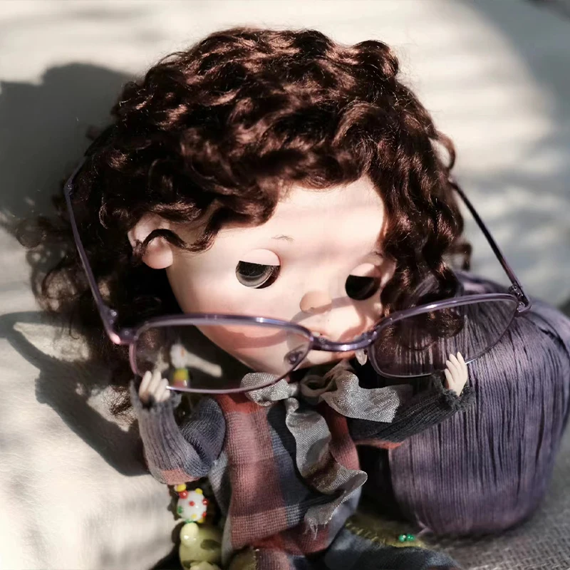 BJD בובה הפאה לבליית גודל בובות אביזרים הפאה צעצוע טרס על בובות אנגורה פאות בסגנון קוריאני אופנה תלתלים לבליית - 2