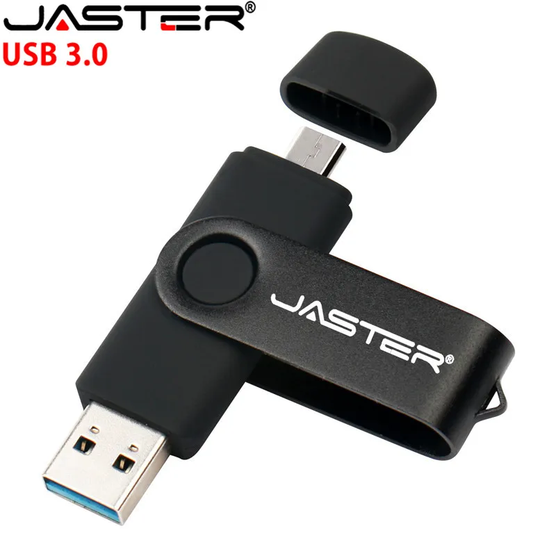 ג ' סטר USB 3.0 הלקוח לוגו OTG USB כונן פלאש 4GB 8GB 16GB 32GB 64GB 128GB pendrive עבור אנדרואיד טלפון חכם מתכת OTG - 2