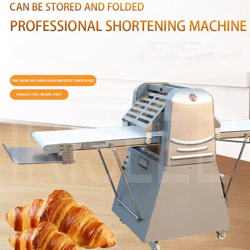בצק פיצה Sheeter השולחן מאפה, מה שהופך את המכונה Sheeters מאפייה נירוסטה פאי לחם קיצור המכונה - 2