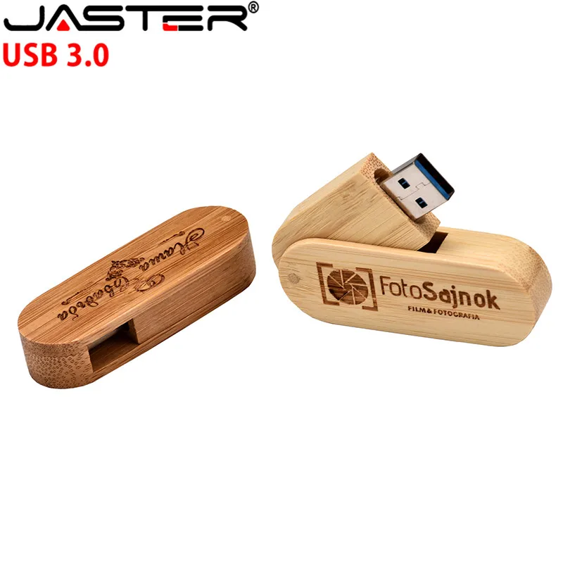 מהירות גבוהה מעץ USB 3.0 Flash Drive חינם מותאם אישית לוגו קופסת מתנה כונן עט אמיתי קיבולת זיכרון 64GB/32GB/16GB/8G/4G דיסק U - 2