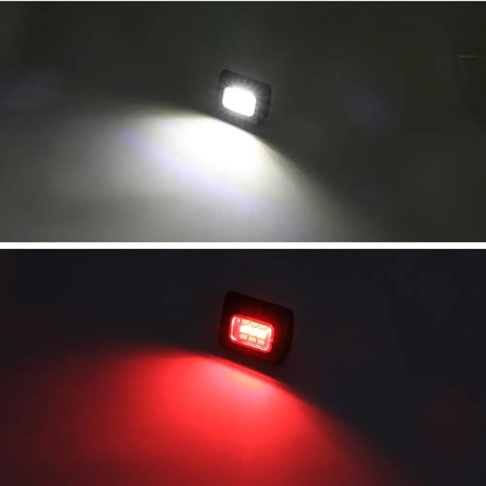 חיצוני ספורט אורות, קלח LED לילה פועל פנס אזהרה אורות מטען USB החזה מנורה מבטחים ריצה פנס - 2