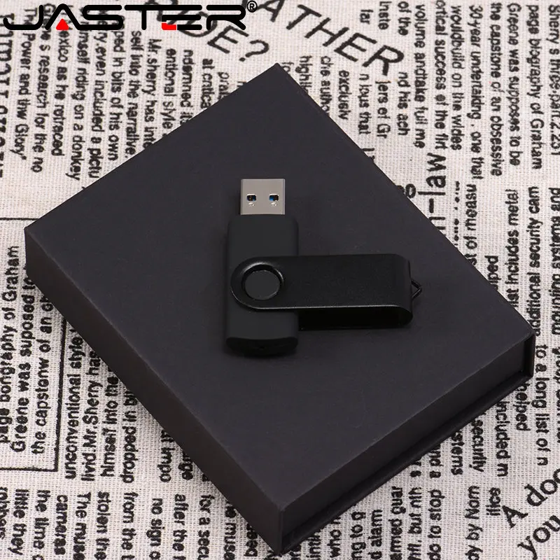 אמיתי קיבולת USB 2.0 כונני פלאש שחור מקל זיכרון הדפסה בצבע 64GB 32GB U דיסק חינם מותאם אישית לוגו קופסת מתנה מתנות לחתונה - 2