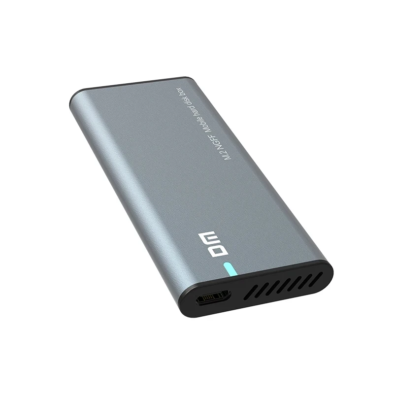 DM HD480 M. 2 NGFF SSD 6Gbps ל-USB 3.1 Type-C ממיר מתאם מארז במקרה של מצב מוצק דיסק קשיח תיבת - 2