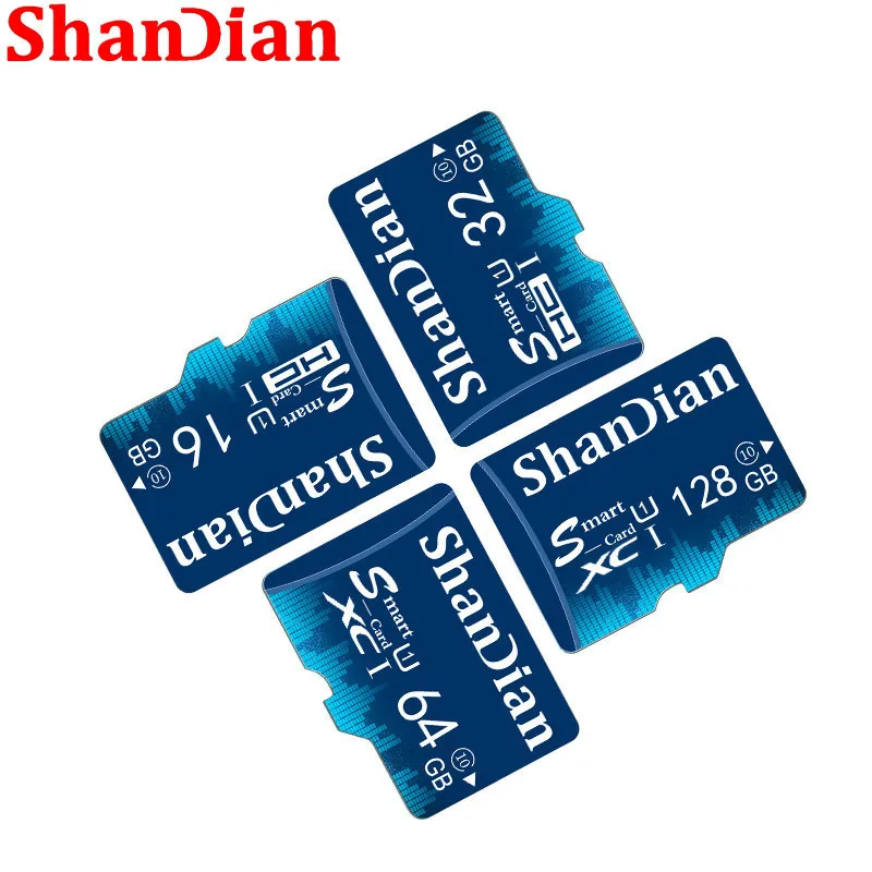 SHANDIAN כרטיס TF 16GB 32GB 64GB Class 10 כרטיס זיכרון 4GB 8GB Class 6 חכם כרטיס SD TF כרטיס אמיתי קיבולת עבור טלפונים/מצלמה - 2